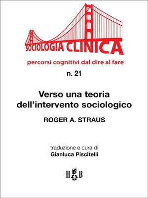 cover image of Verso una teoria dell'intervento sociologico